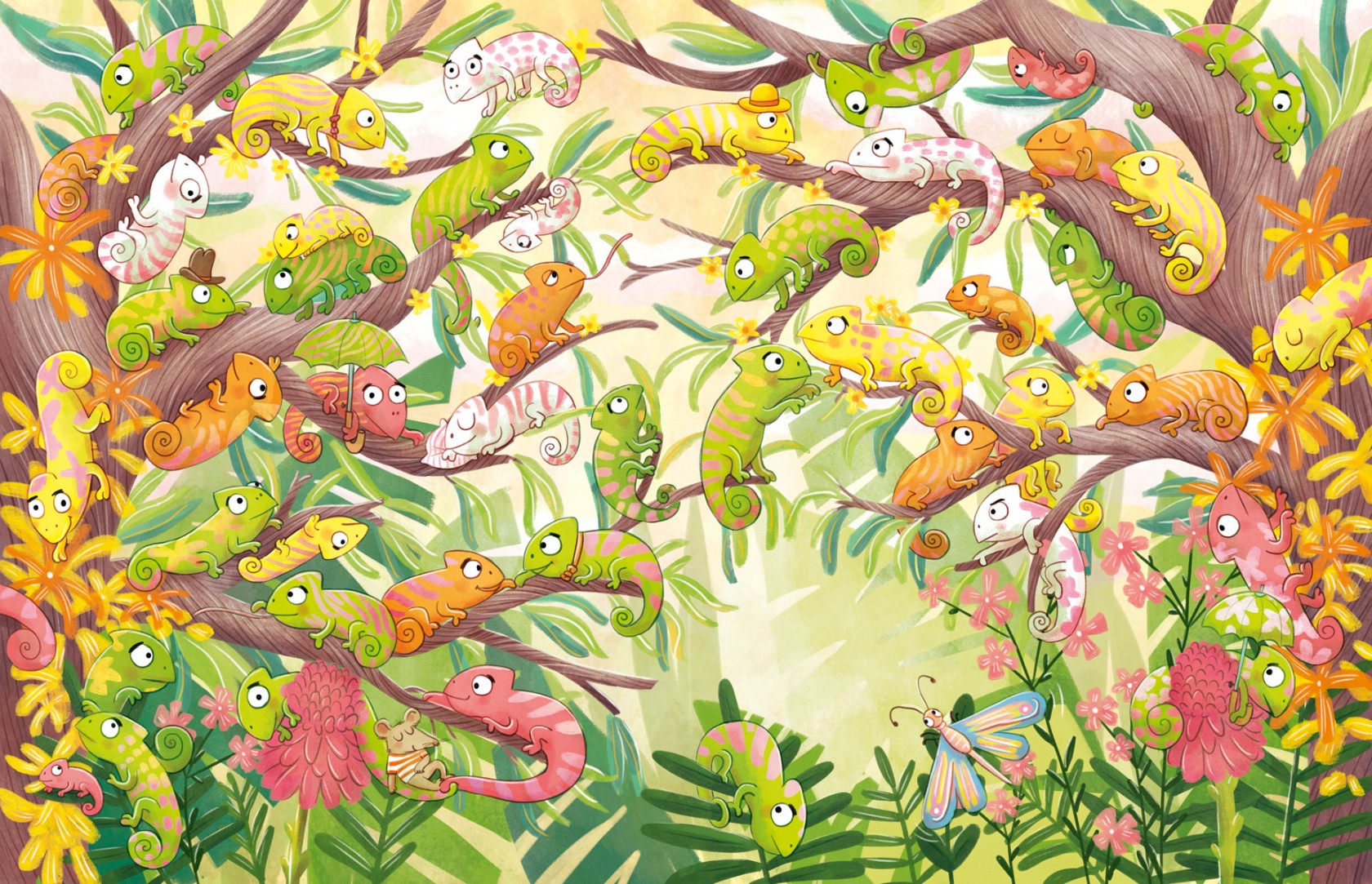 Wer tanzt aus der Reihe, Chamäleons